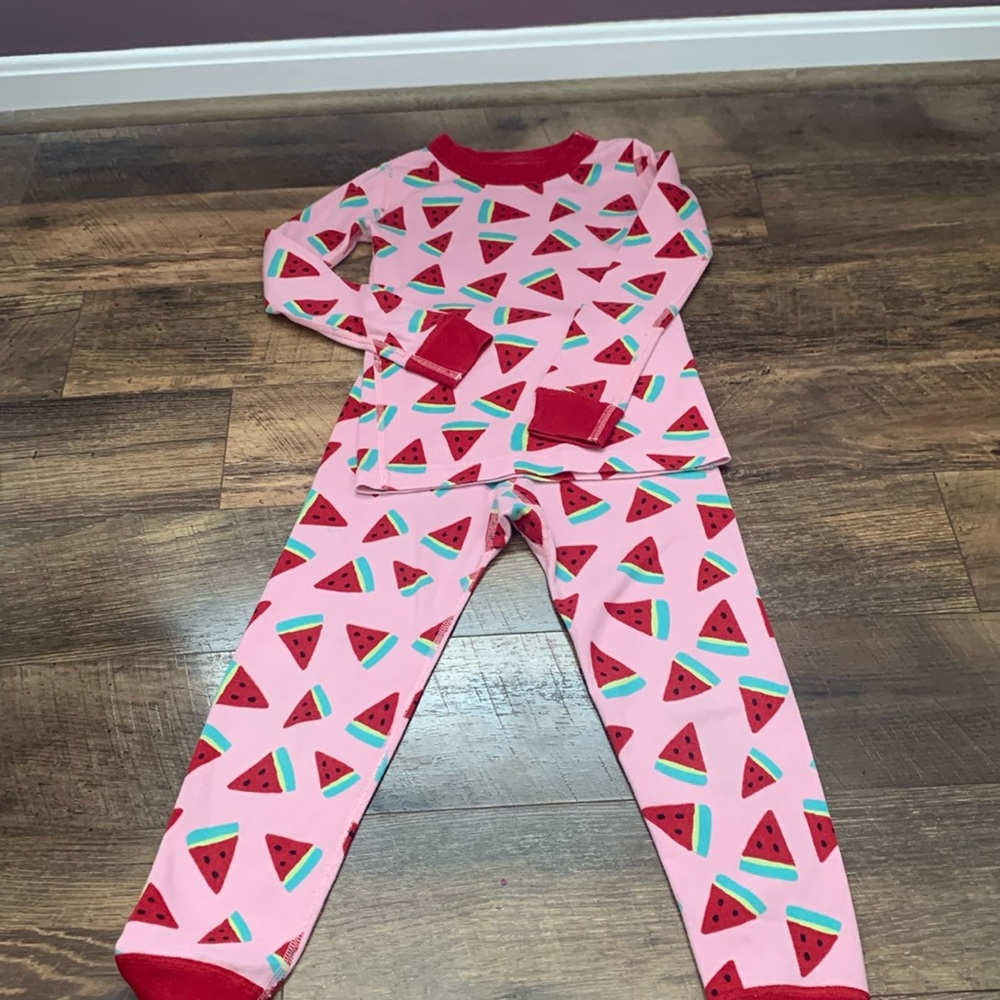 Hanna Andersson Watermelon Pajamas Size 5